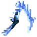 frost scythe melee weapon minecraft dungeons wiki guide 75px